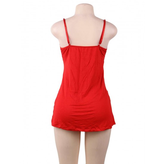 Red Sexy Fashion High Quality Women Pajama Set