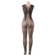 Flower Pattern Fishnet BodyStocking