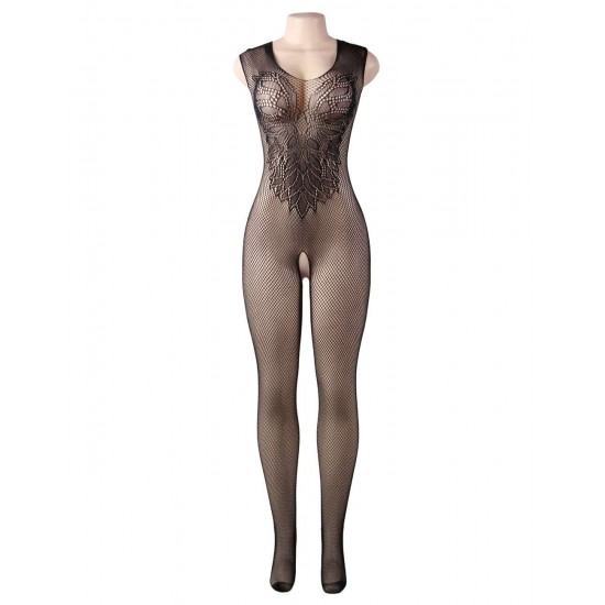 Flower Pattern Fishnet BodyStocking