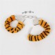 Tiger Print Adult Soft Steel Fuzzy Furry Cuffs Working Metal Handcuffs