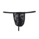 Black Lace Perspective Men's Panty