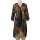 Floral Printed Sexy Sheer Chiffon Cardigan Beach Cover Up