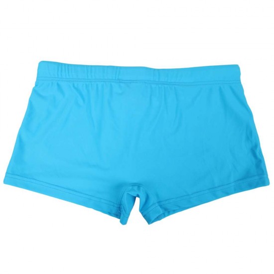 Men's Blue Swimming Trunks Jammers Endurance Quick Dry Swimming Trunks